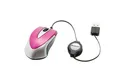Maus „Go Mini“, silber-pink, kabellos, optisch, klein, VERBATIM