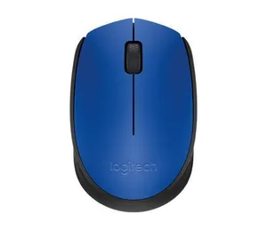 Logitech Maus M171, 1000DPI, 2.4 [GHz], optisch, 3Tas., schnurlos, blau, 2 Stk AA, für Notebook, universell