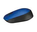 Logitech Maus M171, 1000DPI, 2.4 [GHz], optisch, 3Tas., schnurlos, blau, 2 Stk AA, für Notebook, universell