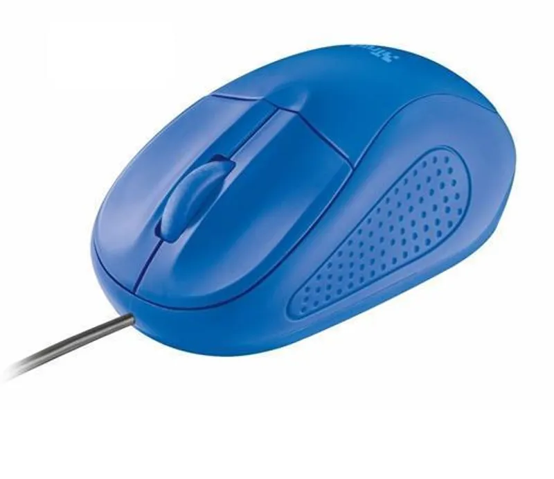 Hauptproduktbild Myš "Primo Compact", modrá, drátová, optická, střední velikost, USB, TRUST