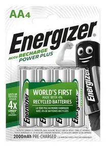 Akku, AA, 4x2000 mAh, ENERGIZER Power Plus