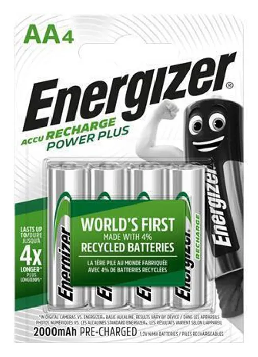 Hauptproduktbild Nabíjecí baterie, AA, 4x2000 mAh, ENERGIZER "Power Plus"
