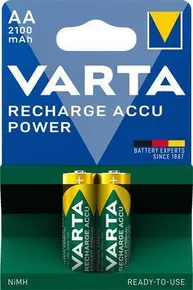 Akku, AA (Bleistift), 2x2100 mAh, vorgeladen, VARTA „Longlife Accu“