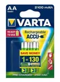 Weiteres Produktbild Akku, AA (Bleistift), 2x2100 mAh, vorgeladen, VARTA „Longlife Accu“
