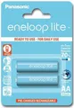 Ladbare batterijen, AA (penlite), 2x950 mAh, PANASONIC "Eneloop Lite"