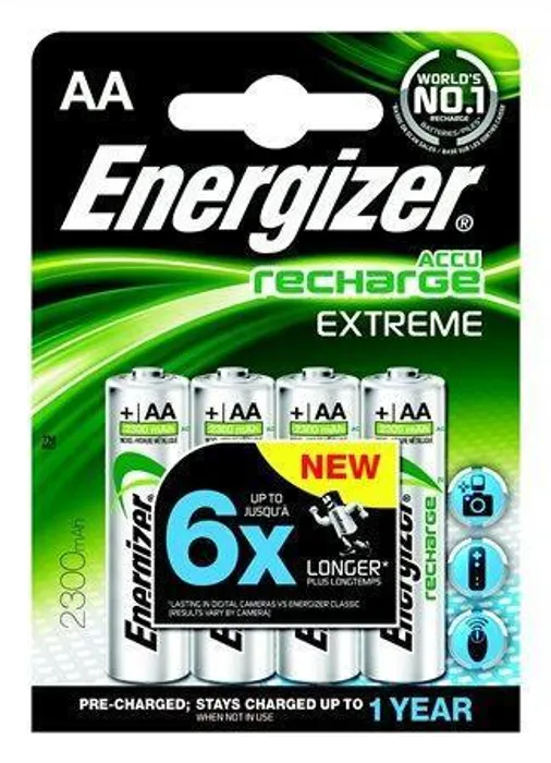Hauptproduktbild Nabíjecí baterie, AA (tužková), 4x2300 mAh, přednabité ENERGIZER