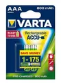 Weiteres Produktbild Akku, AAA (Mikrostift), 2x800 mAh, vorgeladen, VARTA „Longlife Accu“