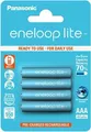Nabíjecí baterie, AAA (mikrotužková), 4x550 mAh, PANASONIC "Eneloop Lite"