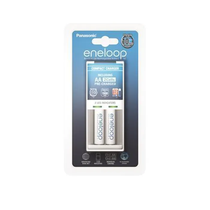 Hauptproduktbild Nabíječka baterií, AA, + 2xAA, časovač, PANASONIC "Eneloop"