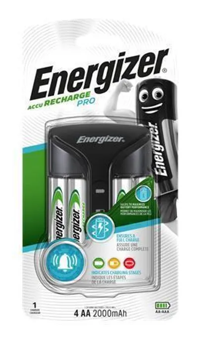 Hauptproduktbild Nabíječka baterií, AA/AAA, 4x2000 mAh AA (přednabité), displej, ENERGIZER "Pro"
