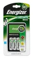 Nabíječka baterií, AA/AAA, 4x2300 mAh AA (přednabité), displej, ENERGIZER "Maxi"