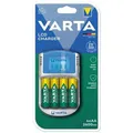 Batterieladegerät, AA/AAA, 4x2700 mAh AA, KFZ-Steckdose, LCD-Display, VARTA