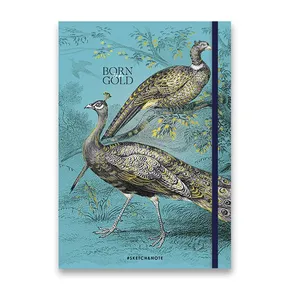 Náčrtník Shkolyaryk Muse Sketch & Note Born Gold A5, tečkovaný, 80 listů