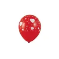 Weiteres Produktbild Luftballon Herzen weiß/rot durchmesser 30cm `L` [100 St.]
