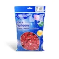 Weiteres Produktbild Luftballon Herzen weiß/rot durchmesser 30cm `L` [100 St.]