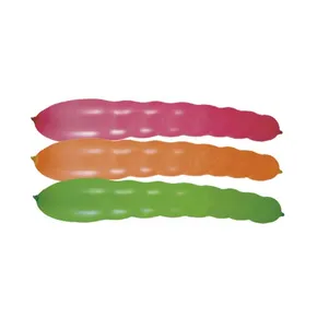 Luftballon lang bunt gemischt durchmesser 8 x 80 cm `L` [100 St.]