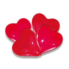 Aufblasbare Luftballons - Herz 4 Stk