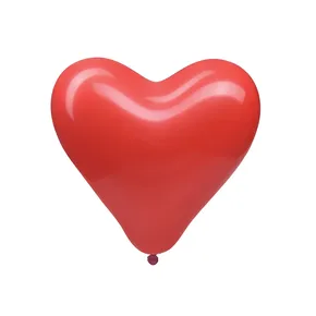Luftballon Herzform rot durchmesser 35cm `L` [100 St.]