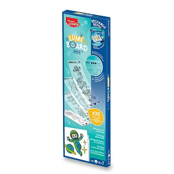 Hauptproduktbild Náhradní náplň do kreativní sady Lumi Board - Vesmír