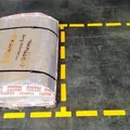 Weiteres Produktbild Bodenaufkleber, Streifen, grün, 50 mm, TARIFOLD