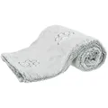 Weiteres Produktbild NANDO Fleecedecke mit hohem Flor – hellgrau 100 x 70 cm