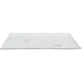 Weiteres Produktbild NANDO Fleecedecke mit hohem Flor – hellgrau 75 x 50 cm