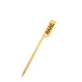 Steak-Marker aus Bambus "RARE" 9cm [250 St.]