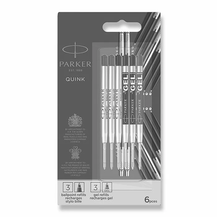 Hauptproduktbild Náplň Parker do kuličkové tužky blistr, 6 ks