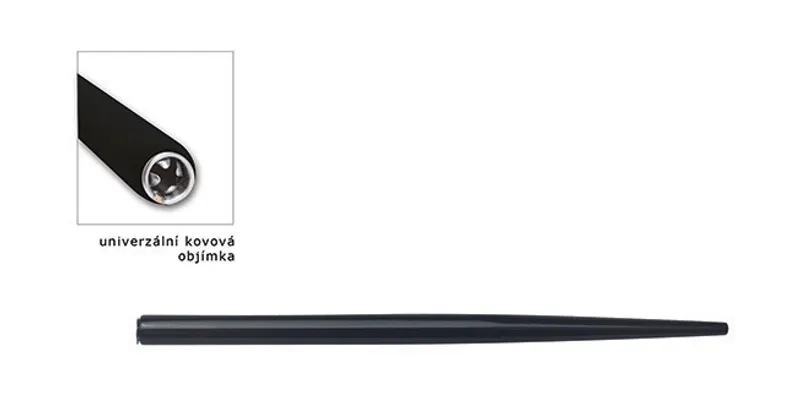 Hauptproduktbild Násadka CONCORDE lakovaná, dřevěná, 17cm