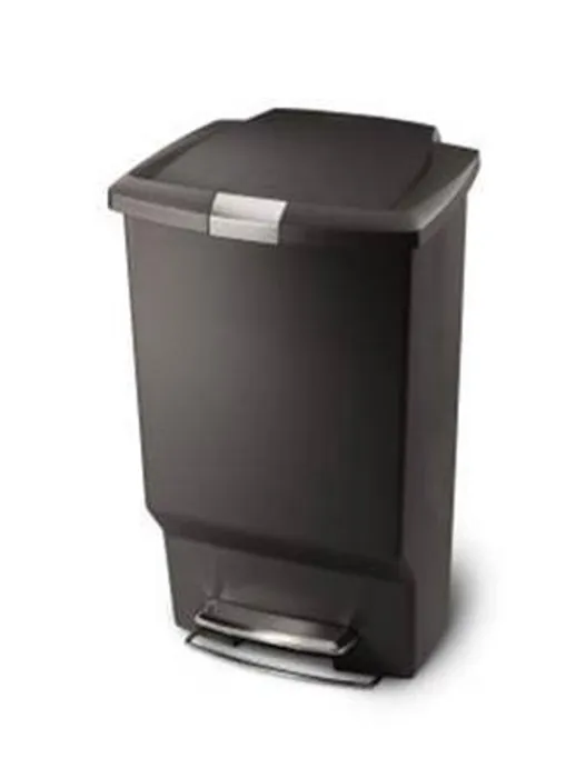 Hauptproduktbild Nášlapný odpakový koš, šedá, 45 l, plast, SIMPLEHUMAN