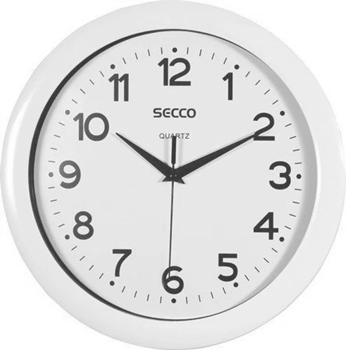 Hauptproduktbild Nástěnné hodiny, bílá, 30 cm, SECCO