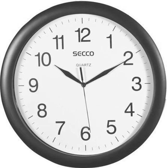Hauptproduktbild Nástěnné hodiny, černé, 32 cm, SECCO