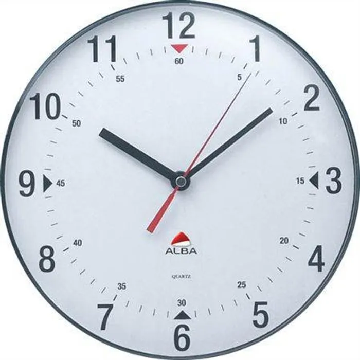 Hauptproduktbild Nástěnné hodiny "Classic", šedá, 25cm, ALBA