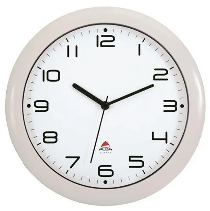 Hauptproduktbild Nástěnné hodiny "Hornew", 30 cm, ALBA, bílá barva