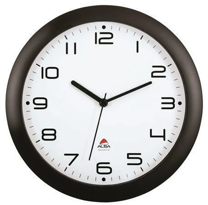 Hauptproduktbild Nástěnné hodiny "Hornew", 30 cm, ALBA, černé