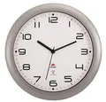 Wanduhr Hornewrc, Funk, 30 cm, ALBA, silber
