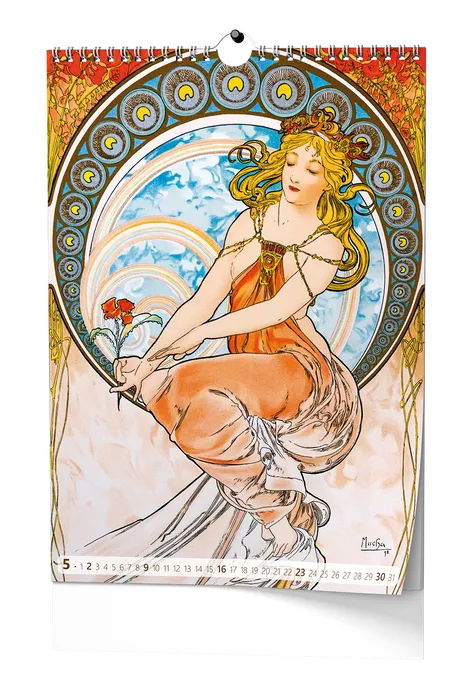 Hauptproduktbild Nástěnný kalendář A3 - Alfons Mucha 2027