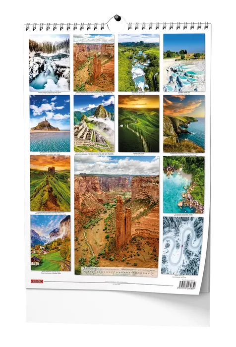 Hauptproduktbild Nástěnný kalendář - Beautiful world - A3