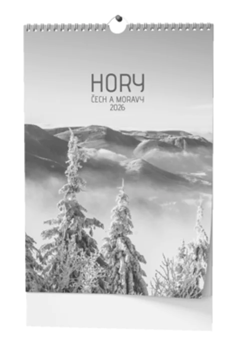 Hauptproduktbild Nástěnný kalendář - Hory Čech a Moravy - A3