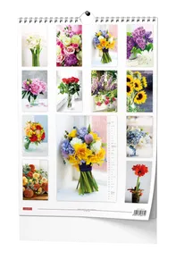 Wandkalender - Blumen - A3