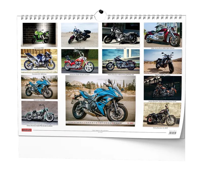 Hauptproduktbild Nástěnný kalendář - Motorbike - A3