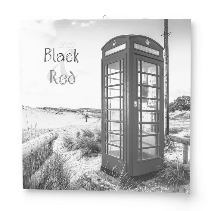 Hauptproduktbild Nástěnný kalendář - Poznámkový - Black & Red