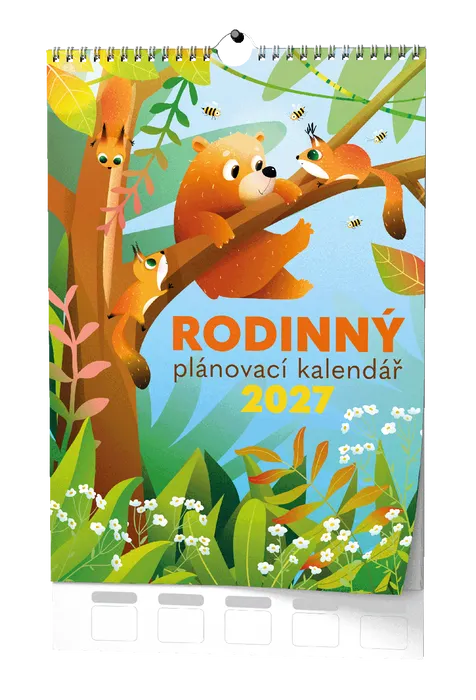 Hauptproduktbild Nástěnný kalendář - Rodinný plánovací kalendář - A3