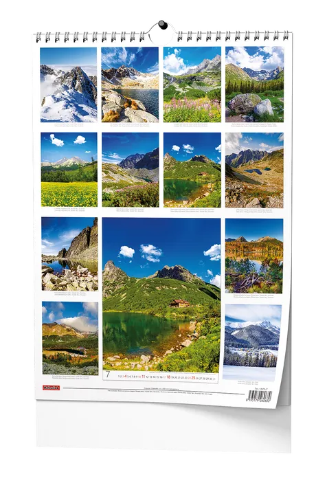 Hauptproduktbild Nástěnný kalendář - Tatry - A3