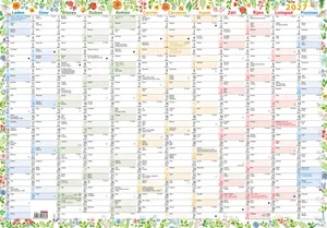 Wandkalender B1 - Blumen