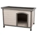 Weiteres Produktbild Natura Hundehütte mit Flachdach M-L 104 x 72 x 68 cm, grau