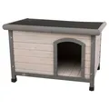 Weiteres Produktbild Natura Hundehütte mit Flachdach S-M 85 x 58 x 60 cm, grau
