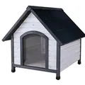 Weiteres Produktbild NATURA bouda pro psa se sedlovou střechou, M-L: 83 x 87 x 101 cm, šedá