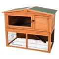 Weiteres Produktbild NATURA Mega-Kaninchenstall mit Auslauf, 124 x 102 x 78 cm, braun
