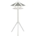 Weiteres Produktbild NATURA Outdoor-Futterstation mit Vordach und Silo, auf Stativ 1,45 m, 65 x 46 cm, Kiefernholz